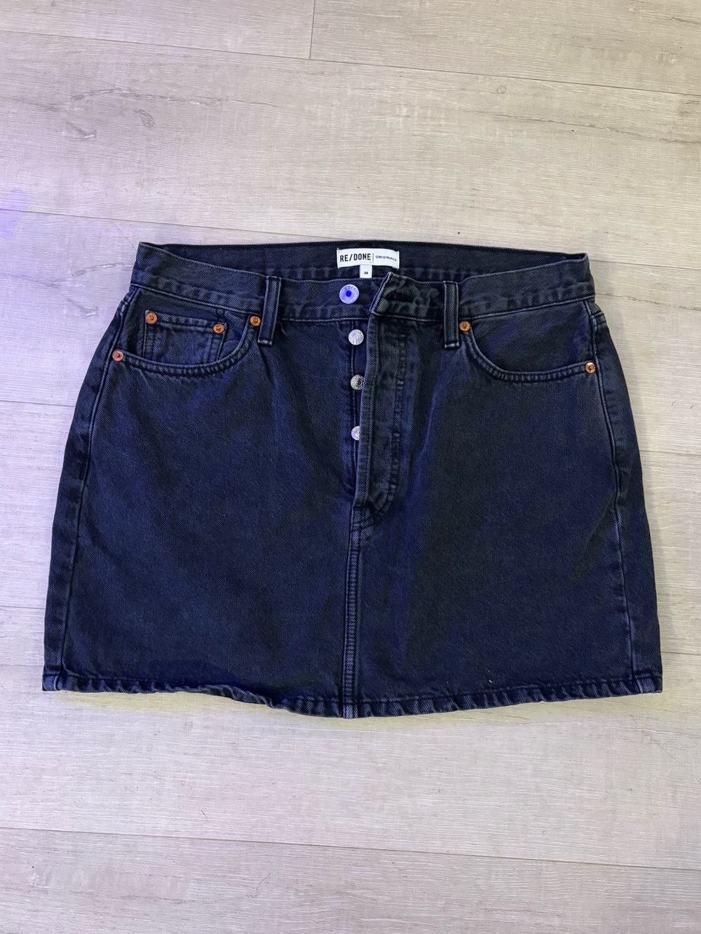 RE/DONE Denim Skirt Size 30